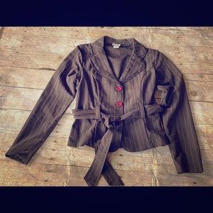 2/$10 Brown fitted blazer